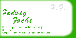 hedvig focht business card